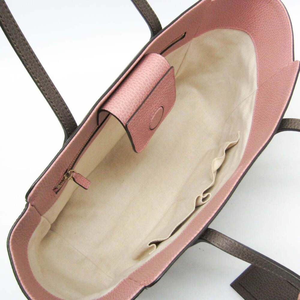GUCCI Authentic Pink Leather Tote Bag - Picture 4 of 12